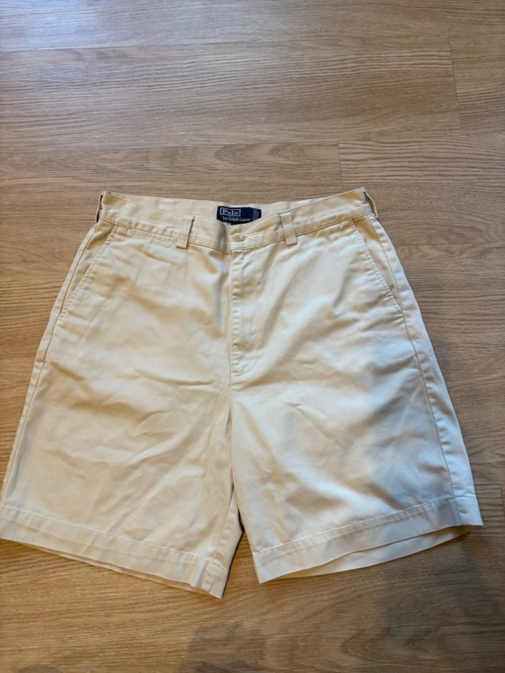 VTG Polo Ralph Lauren Men’s Size 34 Waist(Measures 32) Philip Khaki Chino Short